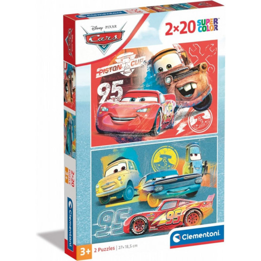 Puzzle 2x20 elements Cars