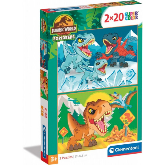 Puzzle 2x20 elements Jurassic World