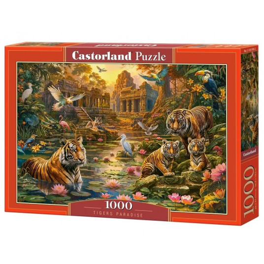 Puzzles 1000 elements Tigers Paradise