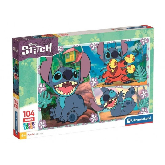 Puzzles 104 elements Maxi Super Color Stitch