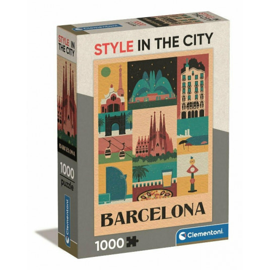 Puzzles 1000 elements Compact Barcelona