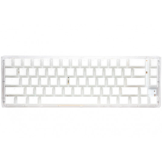 Ducky One 3 Aura White SF žaidimų klaviatūra, RGB LED – Gateron Baby Kangaroo (JAV)
