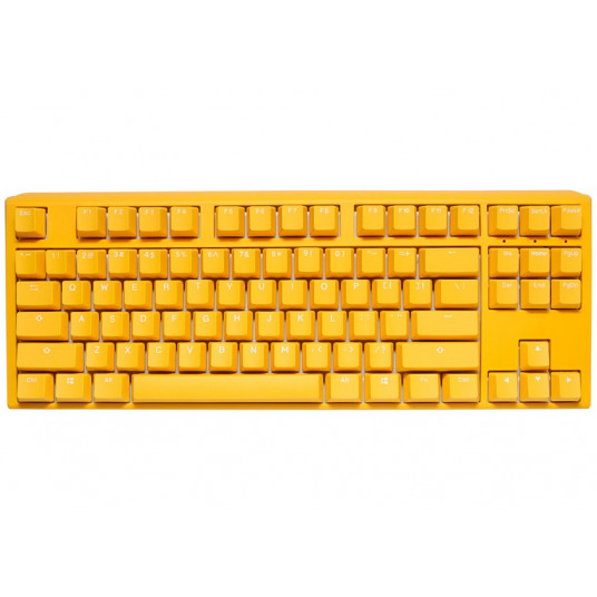 Ducky One 3 Yellow TKL žaidimų klaviatūra, RGB LED – MX-Speed-Silver (JAV)