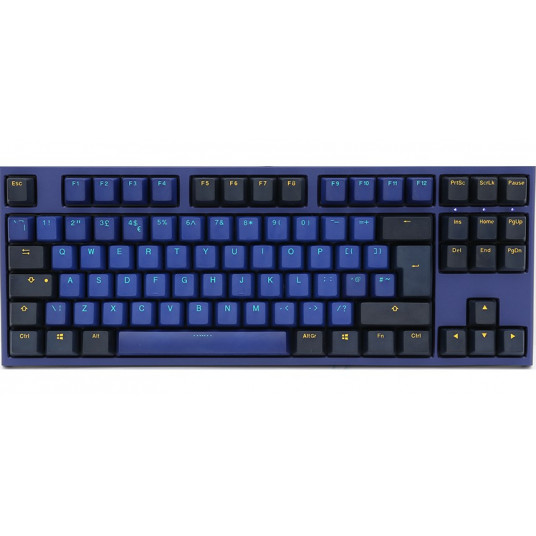 Ducky One 2 TKL Horizon PBT žaidimų klaviatūra, MX juoda – mėlyna