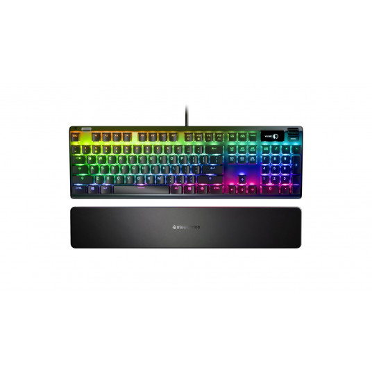 SteelSeries Apex 7 žaidimų klaviatūra, SteelSeries QX2 RUDA, RGB – juoda
