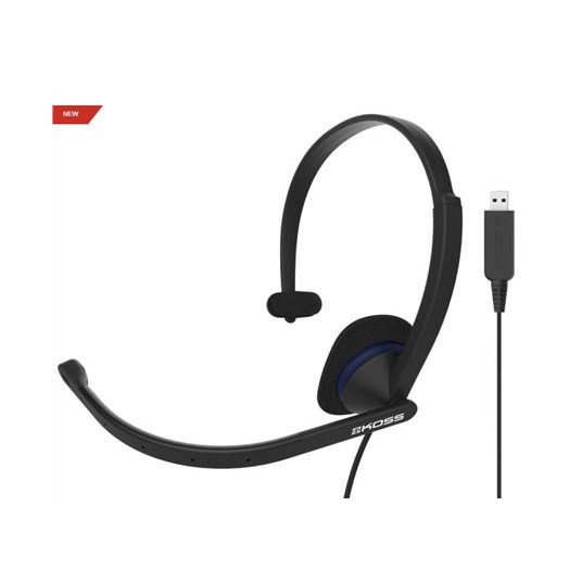 Kosas | CS195 USB | Ausinės | Laidinis | Ant ausies | Mikrofonas | Juoda