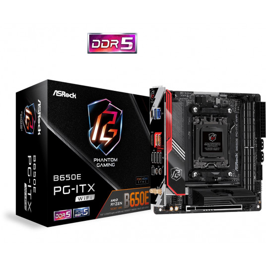 AM5 ASRock B650E PG-ITX WiFi DDR5