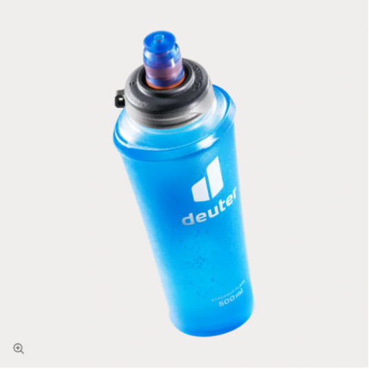 Daugkartinio naudojimo vandens buteliukas DEUTER STREAMER FLASK 500 ML TRANSPARENT