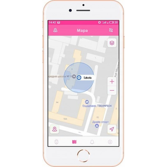 "GoGPS" išmanusis laikrodis K24 Zielony (K24GN)