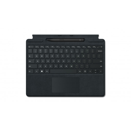 Microsoft Surface Pro Signature Keyboard with Slim Pen 2 Juoda Microsoft Cover port QWERTY Anglų