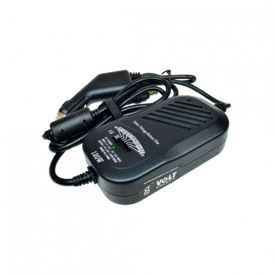 DC 120W 12V nešiojamojo kompiuterio automobilio maitinimo adapteris (cigarečių degiklio kištukas)