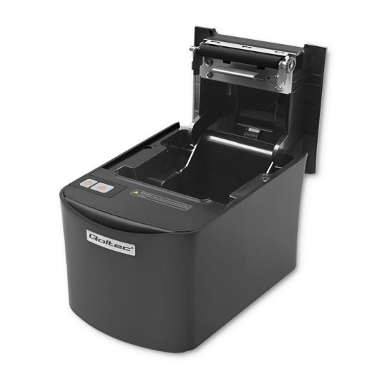 Qoltec 50255 Kvitų spausdintuvas | kuponas | terminalas | USB | LAN