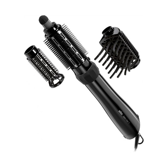 Braun Satin Hair 5 airstyler AS 530 Garantija 24 mėn. Statinės skersmuo 29; 39 mm Šildymo lygių skaičius 3 1000 W Juoda