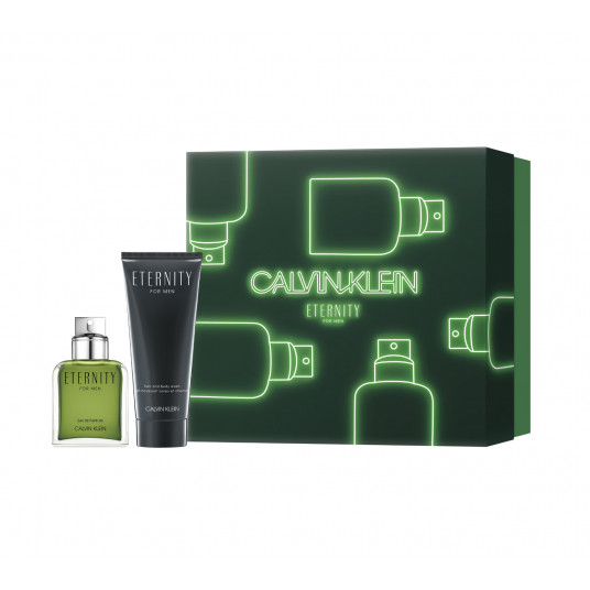 Set Calvin Klein: Eternity, Eau De Parfum, For Men, 50 ml + Eternity, Nourishing, Shower Gel, All Over The Body, 100 ml