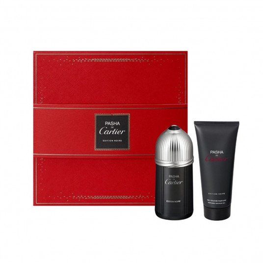 Set Cartier: Pasha de Cartier Edition Noire, Eau De Toilette, For Men, 100 ml + Pasha de Cartier Edition Noire, Shower Gel, For All Skin Types, 100 ml