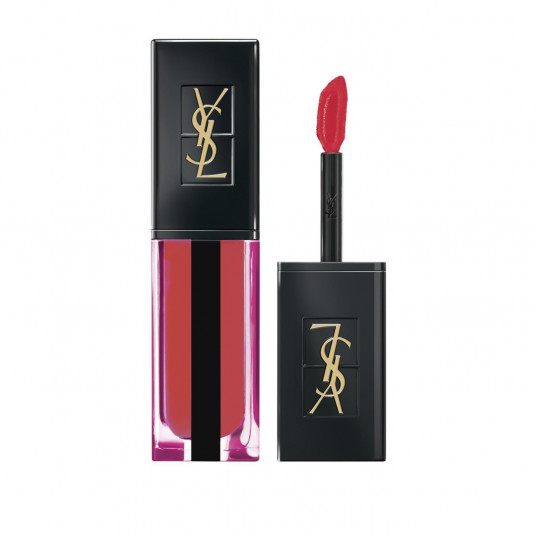 Yves Saint Laurent, vandens dėmė, šviežias blizgus dėmės, lūpų blizgis, 609, panardintas koralas, 5,9 ml