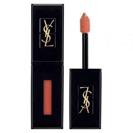 Yves Saint Laurent, vinilo kremas, lūpų dažai, skysti lūpų dažai, 408, Corail Neo-Pop, 5,5 ml