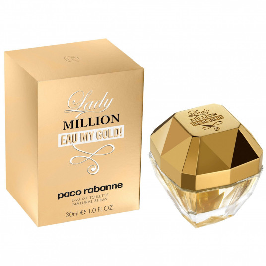 Paco Rabanne, Lady Million Eau My Gold!, Eau De Toilette, For Women, 30 ml