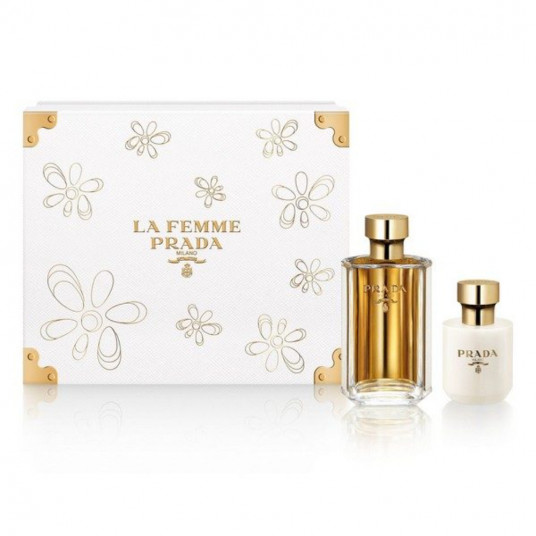 Set Prada: La Femme, Hydrating, Body Lotion, 100 ml + La Femme, Eau De Parfum, For Women, 100 ml