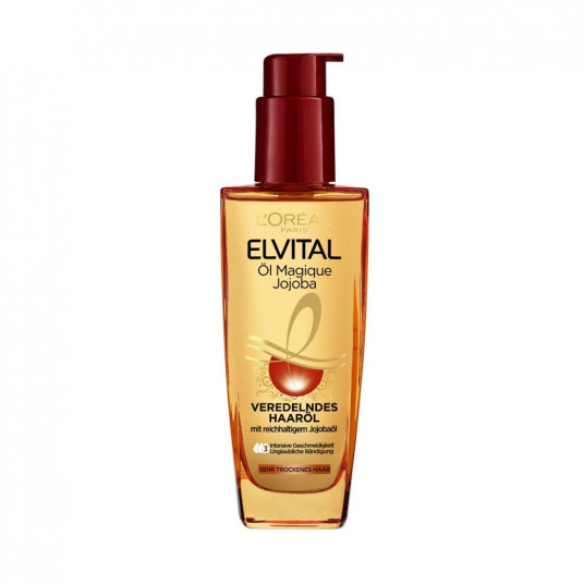 L'Oreal Paris, Elvital, simondsijų aliejus, plaukų aliejus, maitinantis, 90 ml