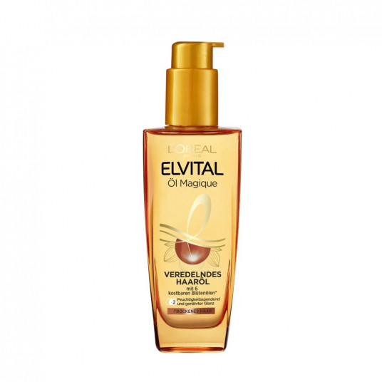 L'Oreal Paris, Elvital, natūralūs aliejai, plaukų aliejus, maitinantis, 90 ml