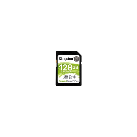 KINGSTON 128GB SDXC Canvas Select Plus