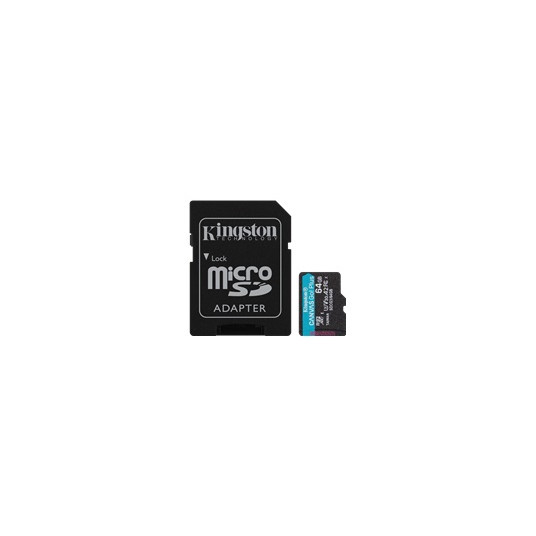 KINGSTON 64GB microSDXC Canvas Go Plus