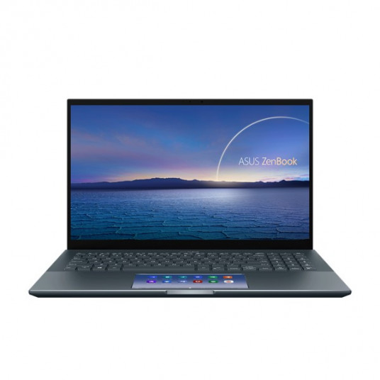 Nešiojamas kompiuteris Asus Zenbook 15 Screenpad 3 UX535LI-H2003R Gray 15.6" Touch UHD/Intel Core i7-10750H/RAM:16GB/SSD:1TB/Nvidia GeForce GTX 1650Ti 4GB/Windows 10 Pro