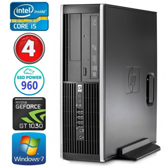 HP 8100 Elite SFF i5-750 4GB 960SSD GT1030 2GB DVD WIN7Pro