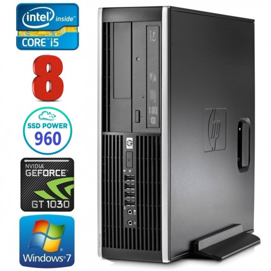 HP 8100 Elite SFF i5-750 8GB 960SSD GT1030 2GB DVD WIN7Pro