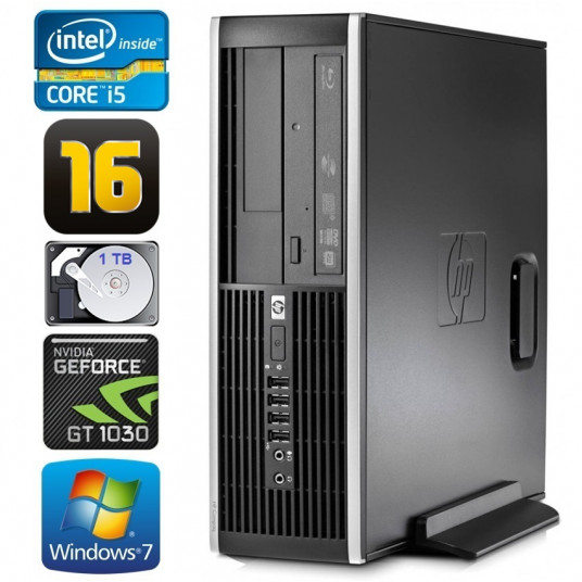 HP 8100 Elite SFF i5-750 16GB 1TB GT1030 2GB DVD WIN7Pro