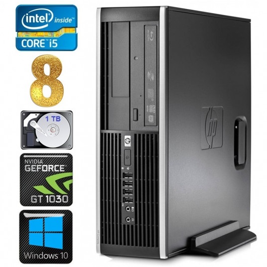 HP 8100 Elite SFF i5-750 8GB 1TB GT1030 2GB DVD WIN10