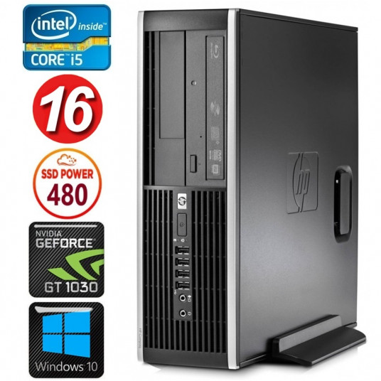 HP 8100 Elite SFF i5-750 16GB 480SSD GT1030 2GB DVD WIN10