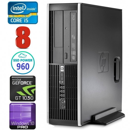 HP 8100 Elite SFF i5-750 8GB 960SSD GT1030 2GB DVD WIN10Pro