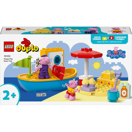 LEGO® 10432 DUPLO Kiaulytės Pepos kelionė laivu