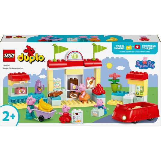 LEGO® 10434 DUPLO Kiaulytės Pepos prekybos centras