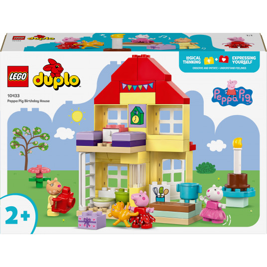 LEGO® 10433 DUPLO Kiaulytės Pepos gimtadienio namelis