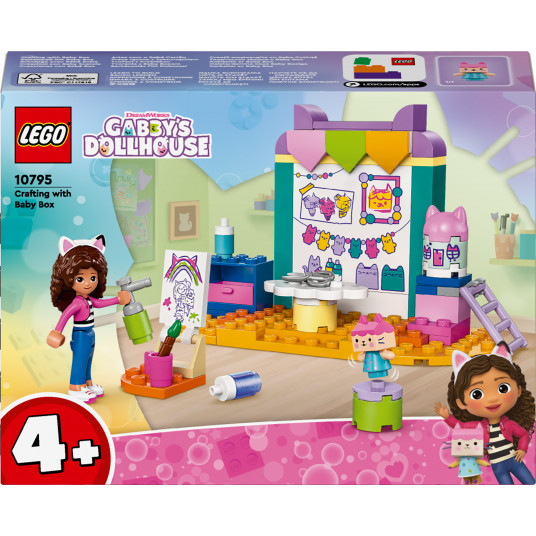 LEGO® 10795 Gabby's Dollhouse Darbeliai su Baby Box