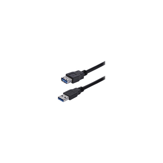 STARTECH 1m Black USB 3 Extension Cable
