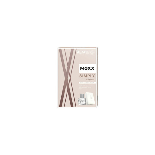 Mexx Simply Gift set EDT 20 ml and solid soap 75 g, 20ml