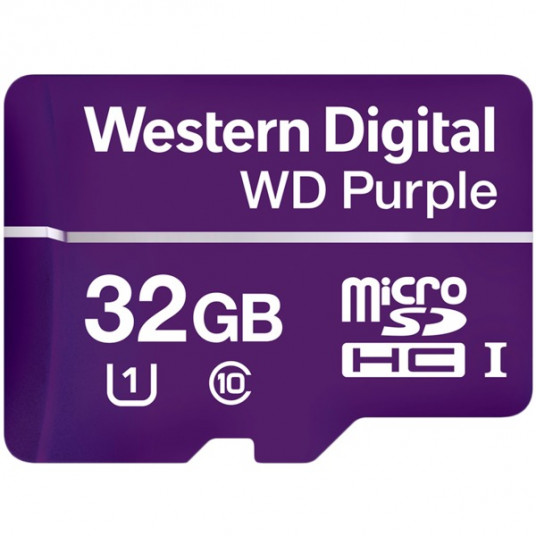 WD Purple SC QD101 Ultra Endurance microSDHC atminties kortelė, 32 GB