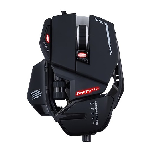 Mad Catz RAT 6+ kompiuterio pelė Dešinės rankos USB A tipo Optinis 12000 DPI