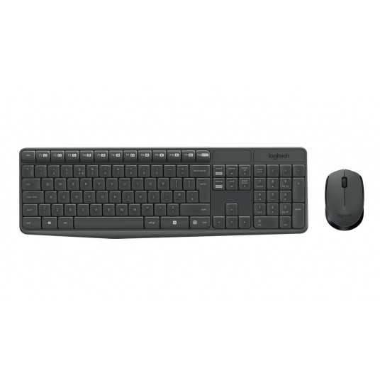 Logitech MK235 - klaviatūros ir pelės rinkinys -