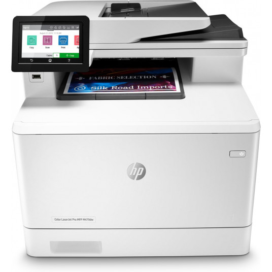 HP Color LaserJet Pro MFP M479dw, Color, Spausdintuvas skirtas Spausdinti, kopijuoti, nuskaityti, el. paštu, Dvipusis spausdinimas; Nuskaityti į el. paštą/PDF; 50 lapų ADF