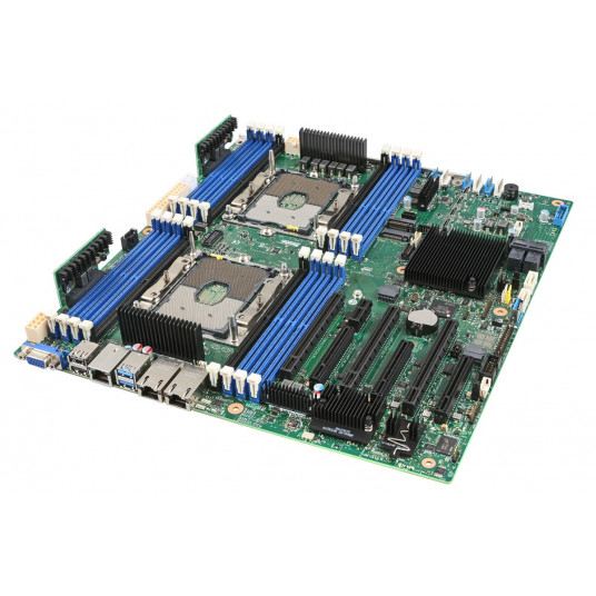 Intel S2600STBR pagrindinė plokštė Intel® C624 LGA 3647 (Socket P) SSI EEB
