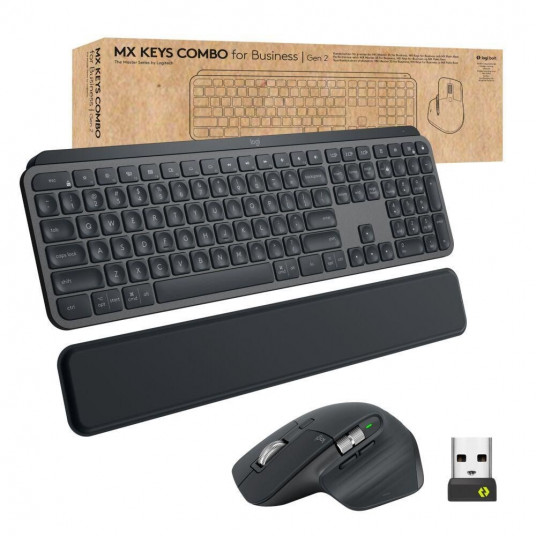 „Logitech MX Keys Combo“ verslui Vokiečių kalba