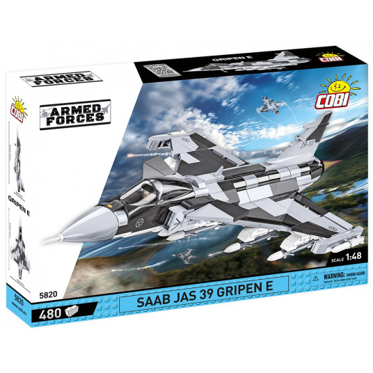 COBI 5820 ginkluotųjų pajėgų švedų SAAB JAS 39 Gripen E daugiafunkcis naikintuvas