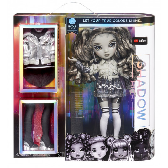 Rainbow High Shadow High Doll- Nicole Steel