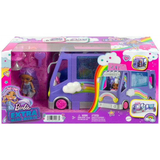 "Barbie Extra Concert Minibus" + "Mini Minis" lėlių rinkinys HKF84