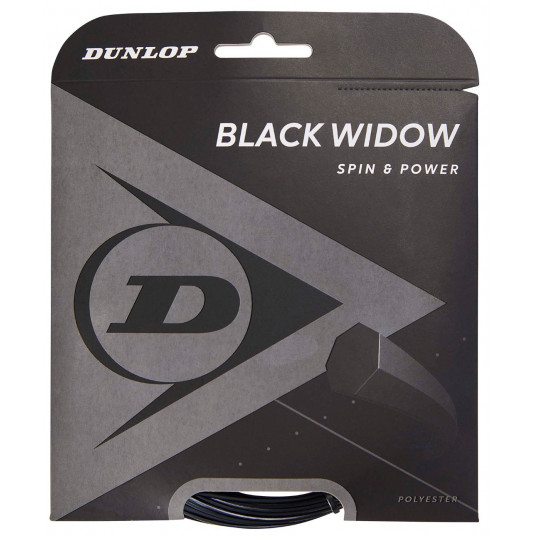 Stygos tenisui Dunlop Black Widow 16G/1.31mm/12m